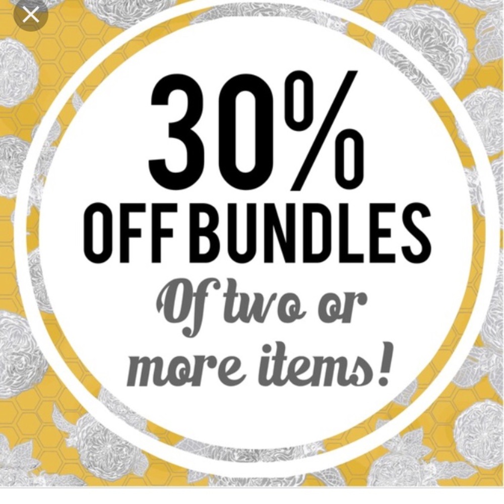 30 % off bundles!! Today only